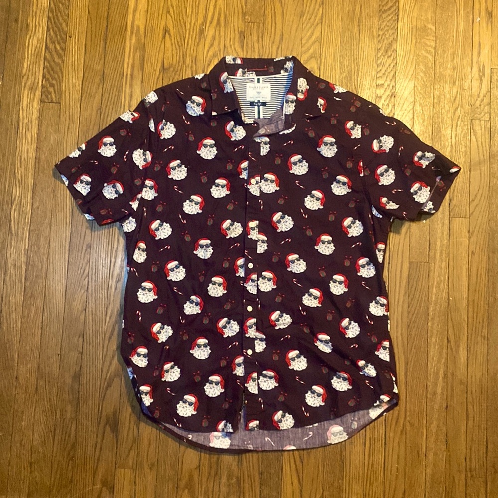 Santa Claus Button Down